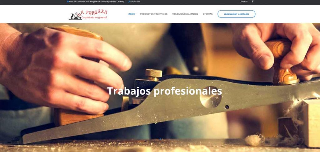 La Forgaxa Carpintería con grandes profesionales