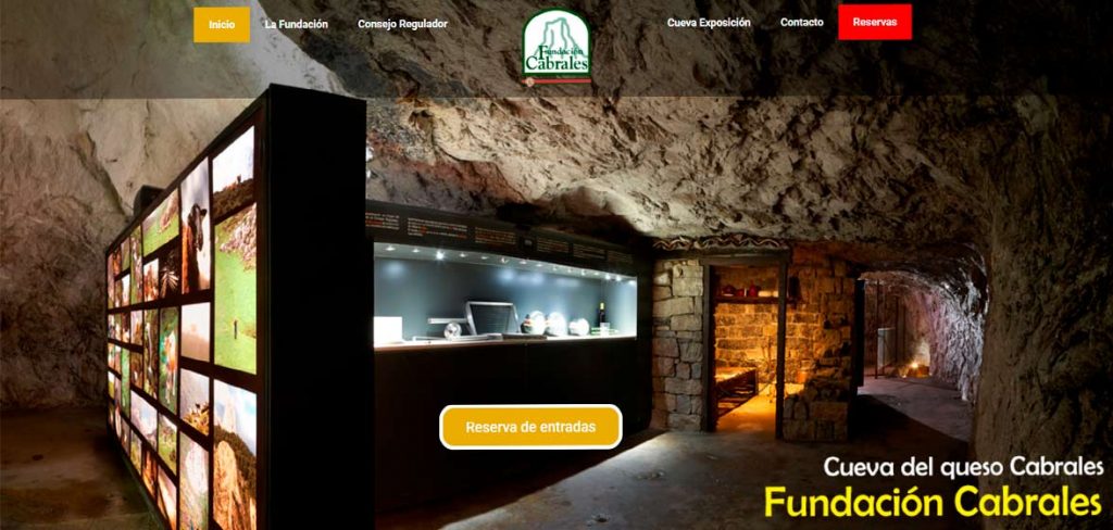 Web de la fundación cabrales